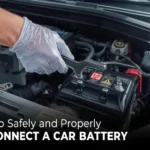 How to how to safely disconnect a car battery