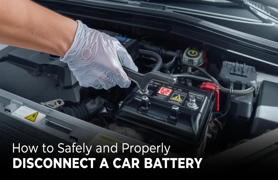 How to how to safely disconnect a car battery