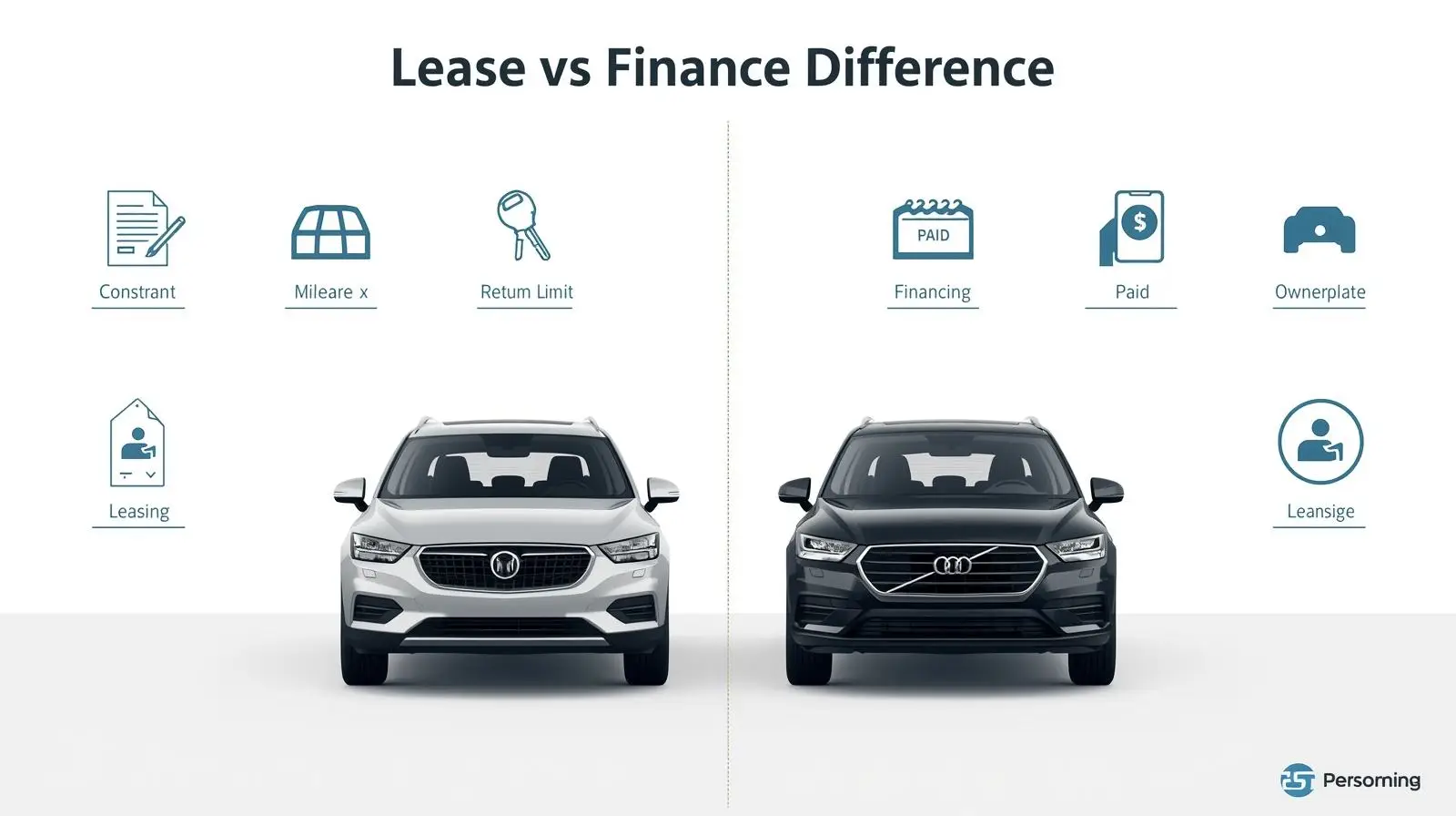 Difference between lease and finance