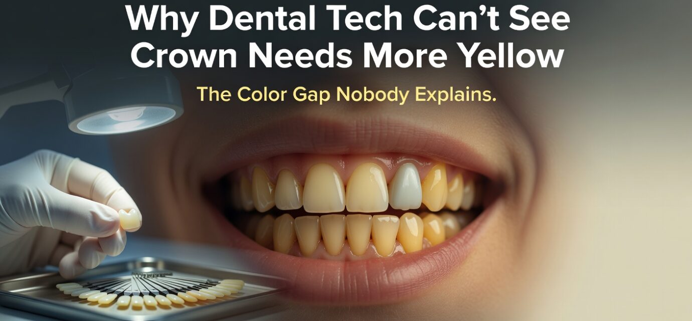 Why Dental Tech Can't See Crown Needs More Yellow