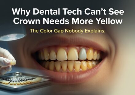 Why Dental Tech Can't See Crown Needs More Yellow