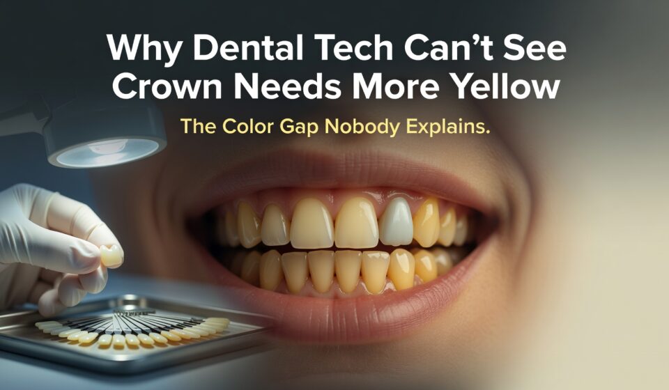 Why Dental Tech Can't See Crown Needs More Yellow