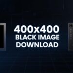 400x400 black image​ Download